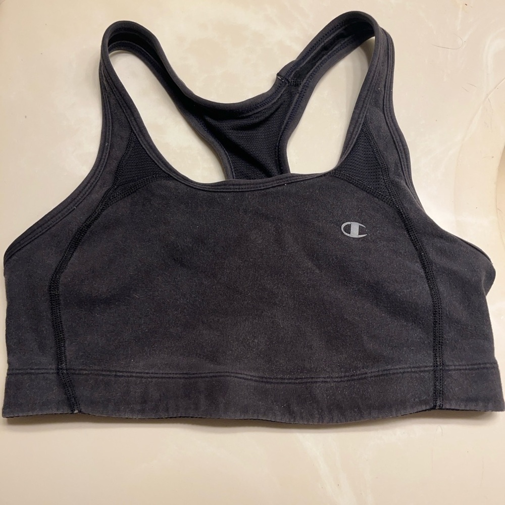 Champion sports bra black M used